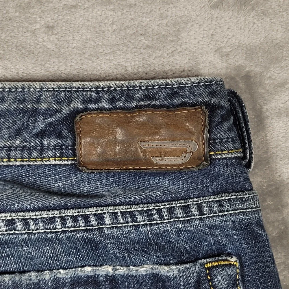 Vintage Diesel Zathan Jeans Mens 29x32 (Fits 31x32) Bootcut Low Rise 0071S Italy
